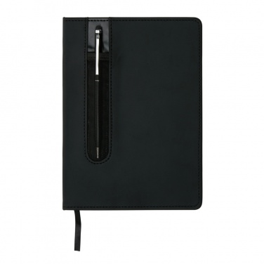 : Basic Hardcover PU A5 Notizbuch mit Stylus-Stift