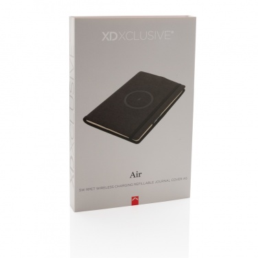 Logotrade werbemittel das Foto: Air 5W Wireless Charging nachfüllbares Journal-Cover A5