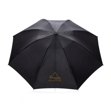 Logotrade Werbeartikel das Foto: Swiss Peak AWARE™ 23" faltbarer umgekehrter Regenschirm