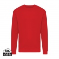 Iqoniq Zion Rundhals-Sweater aus recycelter Baumwolle, Rot