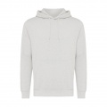 Iqoniq Rila Lightweight Hoodie aus recycelter Baumwolle, hellgrau meliert