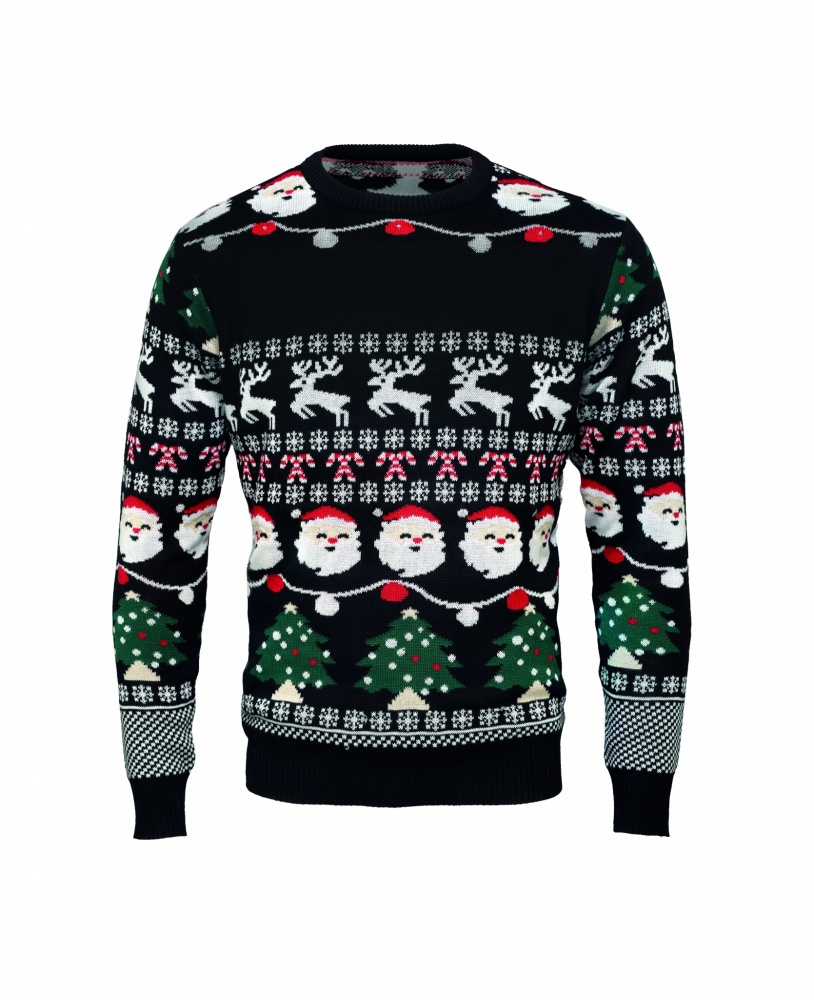 Logotrade Werbegeschenke das Foto: Weihnachts-LED-Pullover S/M