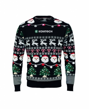 : Weihnachts-LED-Pullover S/M