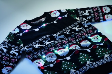 : Weihnachts-LED-Pullover S/M