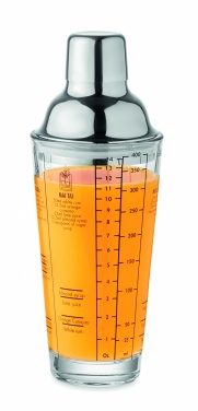 Logotrade Werbeartikel das Foto: Glas-Cocktailshaker 400 ml