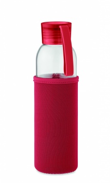 Logotrade Werbegeschenke das Foto: Flasche recyceltes Glas 500 ml