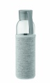 Flasche recyceltes Glas 500 ml, Grau