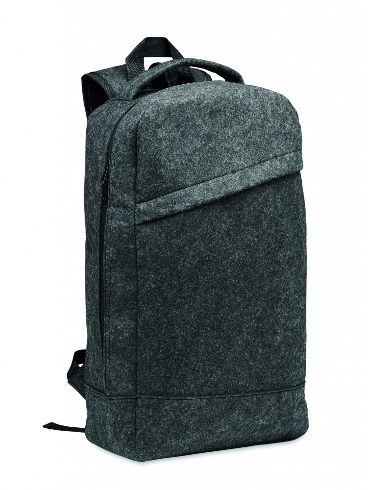 Logotrade werbemittel das Foto: 13" Laptop Rucksack RPET-Filz