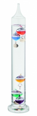 Logotrade werbemittel das Foto: Galileo Thermometer Glas 28cm