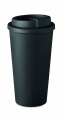 Doppelwandiger Becher 450ml, Schwarz