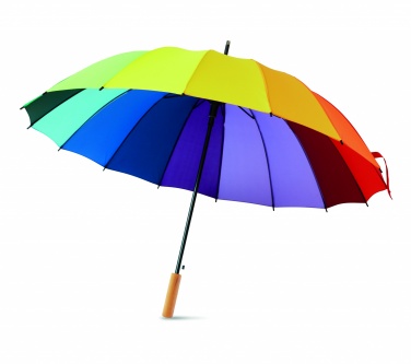 : Regenschirm regenbogenfarbig