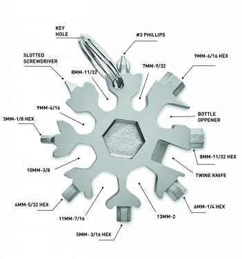 Logotrade Werbeartikel das Foto: Multitool aus Edelstahl