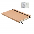 DIN A5 Notizbuch Karton, Beige