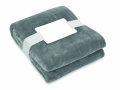 RPET-Flanell Fleece-Decke, Steingrau