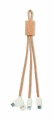 3in1 Ladekabel Kork, Beige