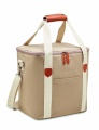 Große Kühltasche Canvas, Beige