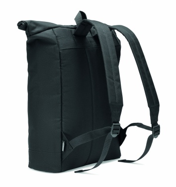 Logotrade Logogeschenke das Foto: Rolltop-Rucksack 600D RPET