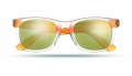 Verspiegelte Sonnenbrille, Orange