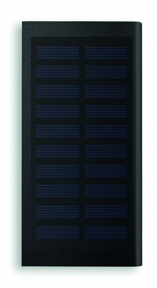 Logotrade Werbegeschenke das Foto: Solar Powerbank 8000 mAh