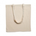 Shopping Bag Cotton 140g/m², Beige