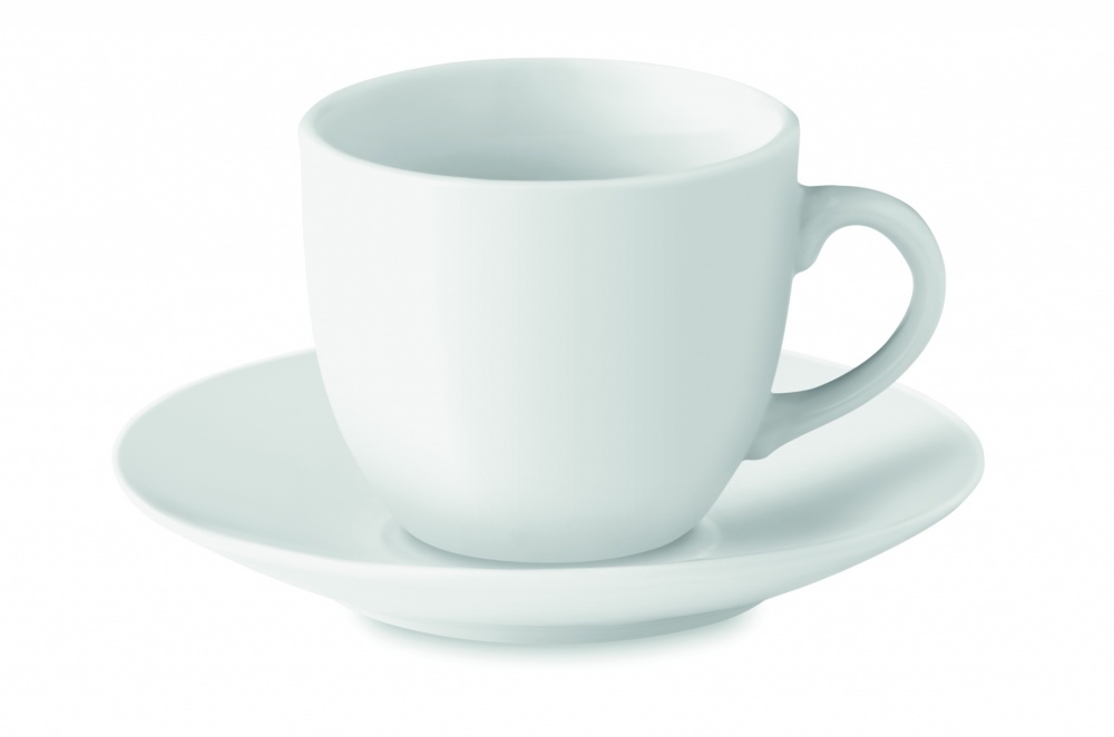 : Espresso Tasse und Untertasse