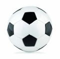 Kleiner PVC Fußball 15cm, Weiß/Schwarz