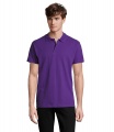 SPRING II MEN Polo 210g, Dunkelviolett