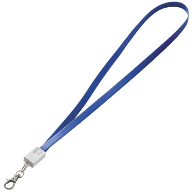 Logotrade Werbeartikel das Foto: Lanyard mit USB-Kabel LE PORT