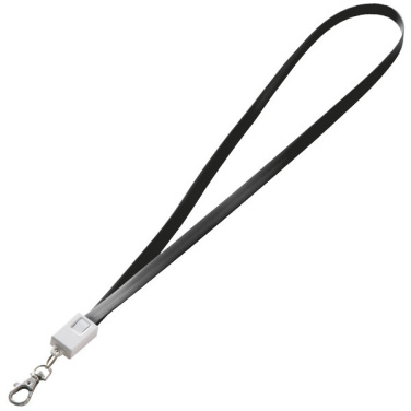 Logotrade Werbegeschenke das Foto: Lanyard mit USB-Kabel LE PORT