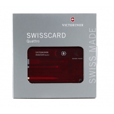 Logotrade Werbeartikel das Foto: SwissCard Quattro Victorinox