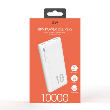 Logotrade Werbeartikel das Foto: POWERBANK SILIKON POWER QP15 10000 MAH