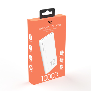 Logotrade Geschäftsgeschenke das Foto: POWERBANK SILIKON POWER QP15 10000 MAH