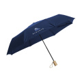 Mini-Regenschirm RCS RPET faltbarer Regenschirm 21 Zoll, dunkelblau