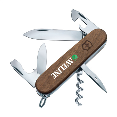 Logotrade Firmengeschenke das Foto: Victorinox Spartan Wood Taschenmesser