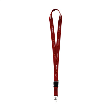 Logotrade Logogeschenke das Foto: Lanyard Sublimation Buckle RPET 2 cm Schlüsselband