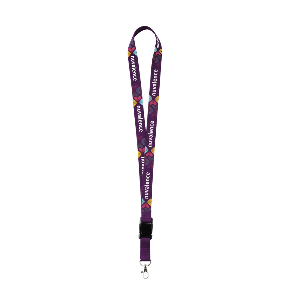 Logotrade Firmengeschenke das Foto: Lanyard Sublimation Buckle Schlüsselband 25 mm