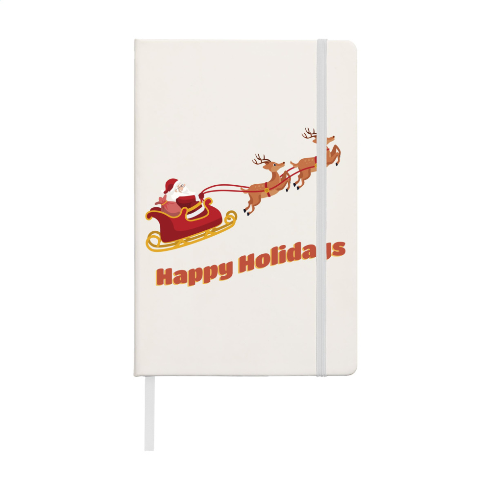 Logotrade Werbegeschenke das Foto: Pocket Notizbuch A5 X-Mas