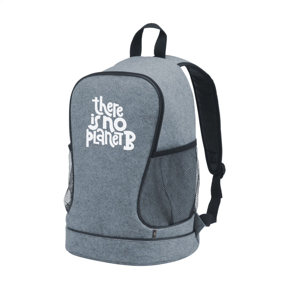 Logotrade Werbeartikel das Foto: PromoPack Filz Gym Bag Rucksack