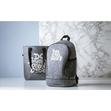 Logotrade Logogeschenke das Foto: PromoPack Filz Gym Bag Rucksack