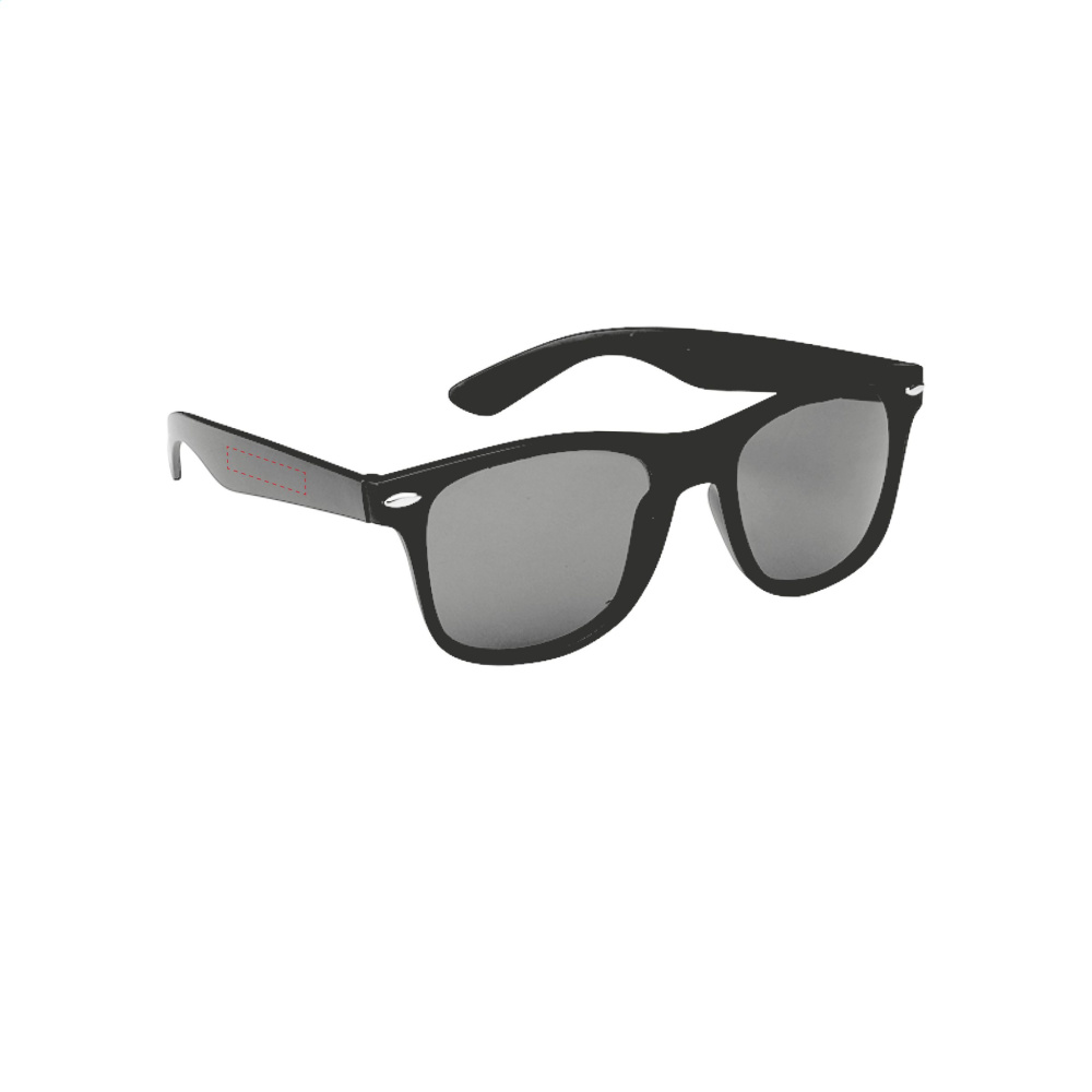 Logotrade Logogeschenke das Foto: Sonnenbrille Malibu Matt Black