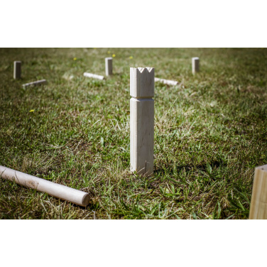 Logotrade Werbeartikel das Foto: Kingdom Kubb Outdoor-Spiel