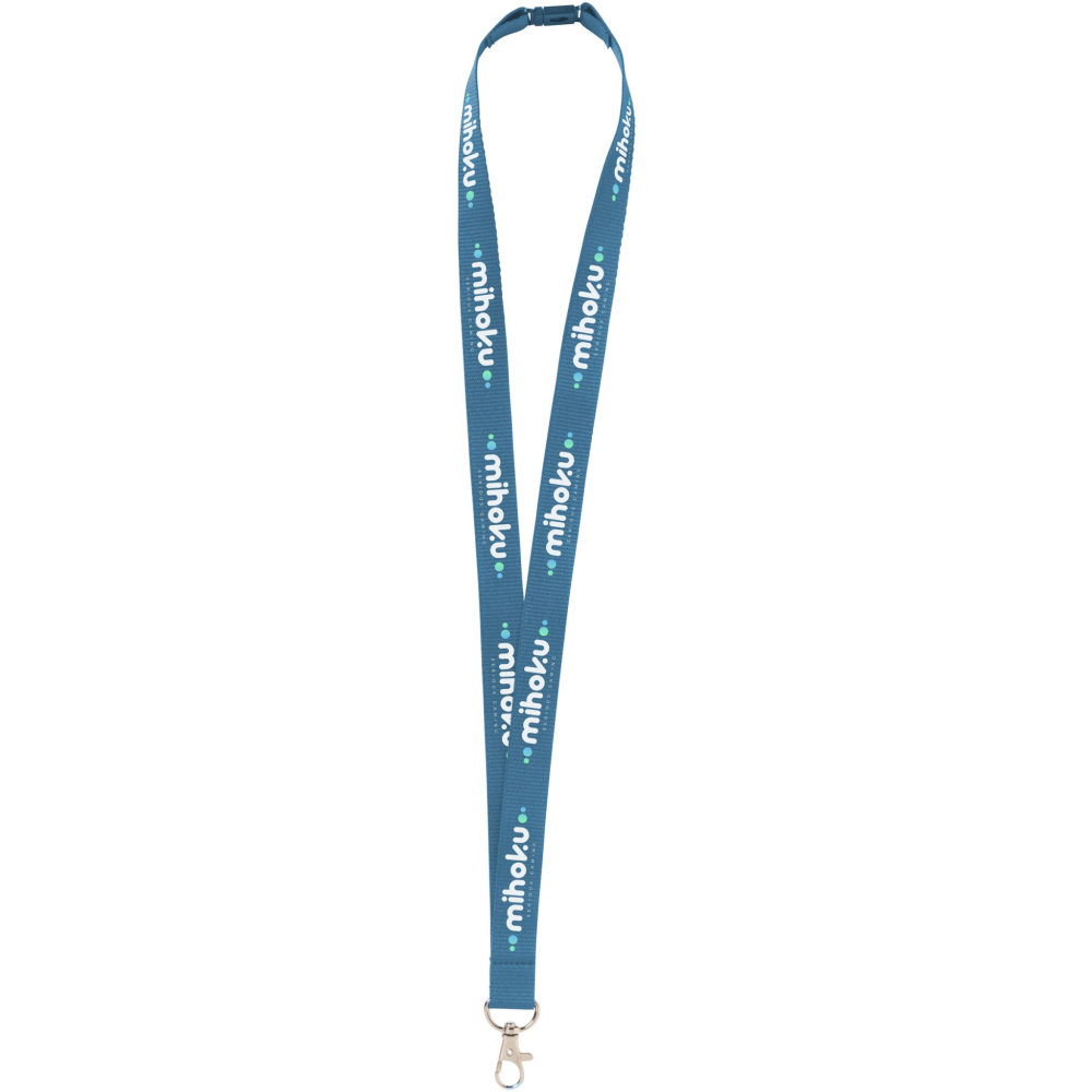 Logotrade Geschäftsgeschenke das Foto: Lanyard Sublimation Sicherheitsschlüsselband 25 mm