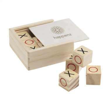 Logotrade Werbegeschenke das Foto: Tic Tac Toe Spiel Bambus