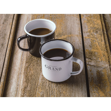 Logotrade werbemittel das Foto: Retro Emaille Tasse 350 ml