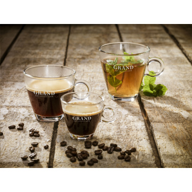 Logotrade Werbeartikel das Foto: Lugano Kaffeeglas 230 ml