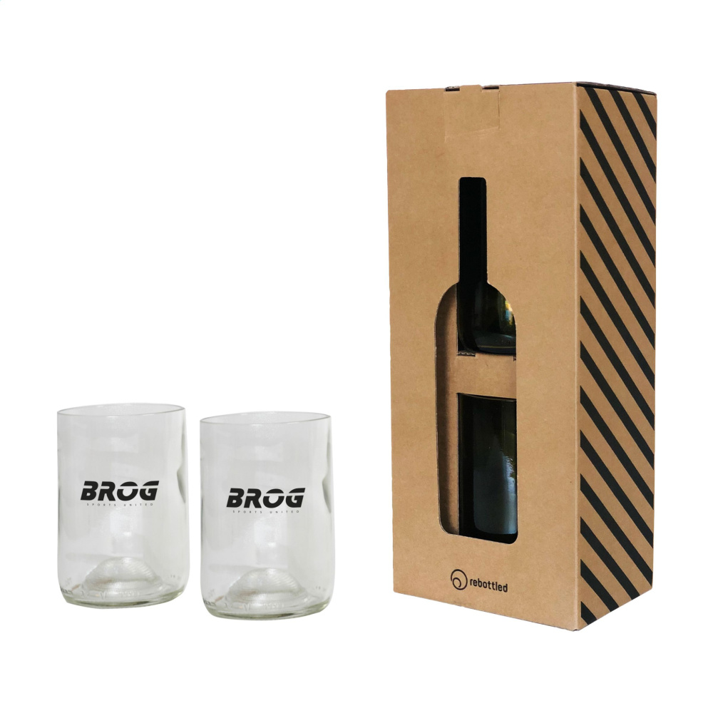 Logotrade Werbegeschenke das Foto: Rebottled® Tumbler 2er-Set Trinkglas