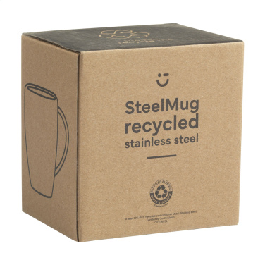 Logotrade Logogeschenke das Foto: SteelMug RCS Recyclingstahl 220 ml