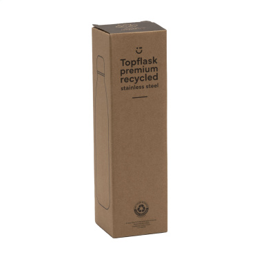 Logotrade Geschäftsgeschenke das Foto: Topflask Premium RCS Trinkflasche aus recyceltem Stahl