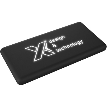 Logotrade Logogeschenke das Foto: SCX.design P30 8000 mAh Solar Powerbank mit Leuchtlogo