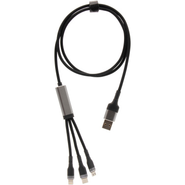 Logotrade werbemittel das Foto: SCX.design C53 100W ultraschnelles 5-in-1 Ladekabel aus rPET